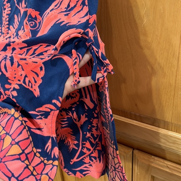 Lilly Pulitzer Vibrant Blue and Pink Tropical Dress - Picture 3 of 9